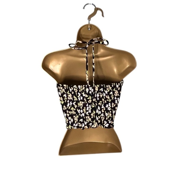 Altar’d State Darby Smocked Top in Black Medium - Picture 3 of 6